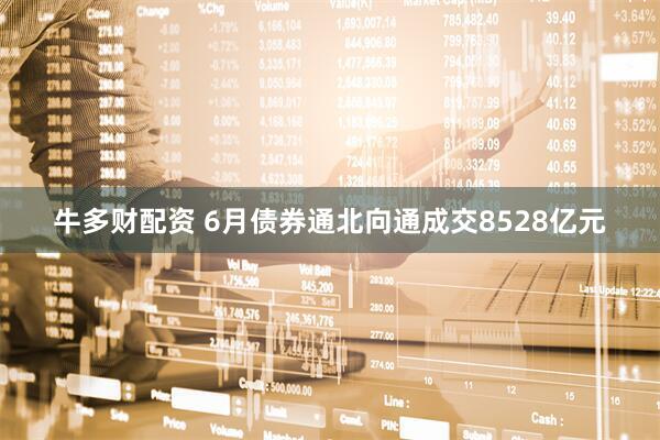 牛多财配资 6月债券通北向通成交8528亿元